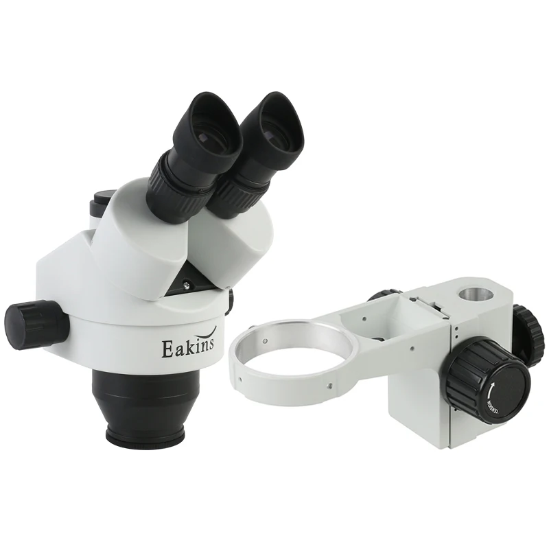 Trinocular Stereo Microscope 7X-45X - 7X-45X Simul-Focus Parfokal Sürekli Yakınlaştırma Trinoküler