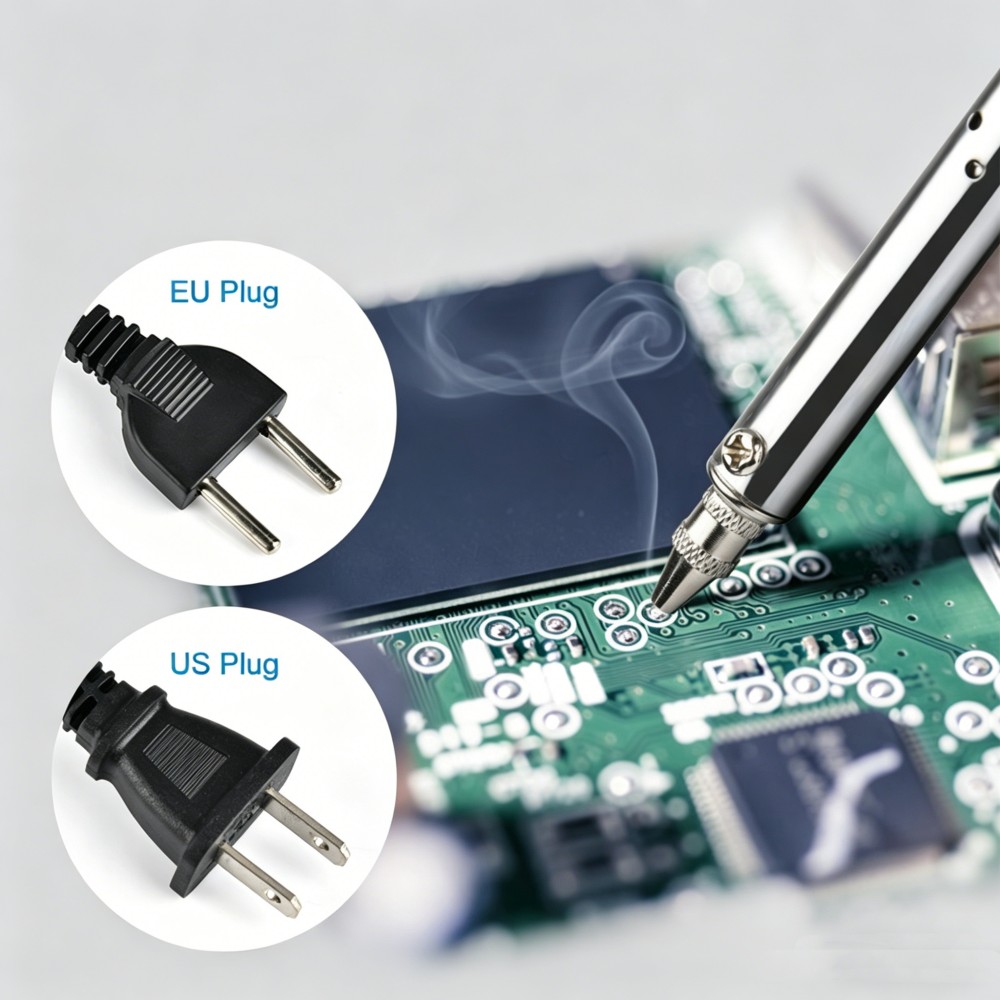Desoldering Pump Electric Vacuum Station - AC 220V havya elektrikli lehim sökme