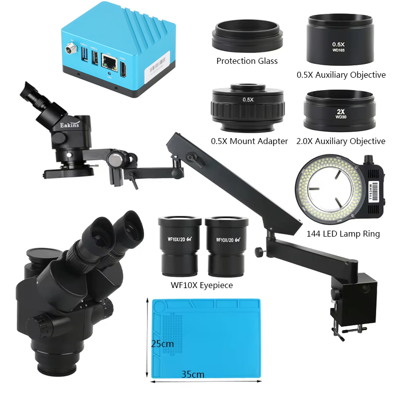 Simul-Focal Industrial Microscope 4K Hdmi - UHD 4K IMX334 HDMI Dijital Video