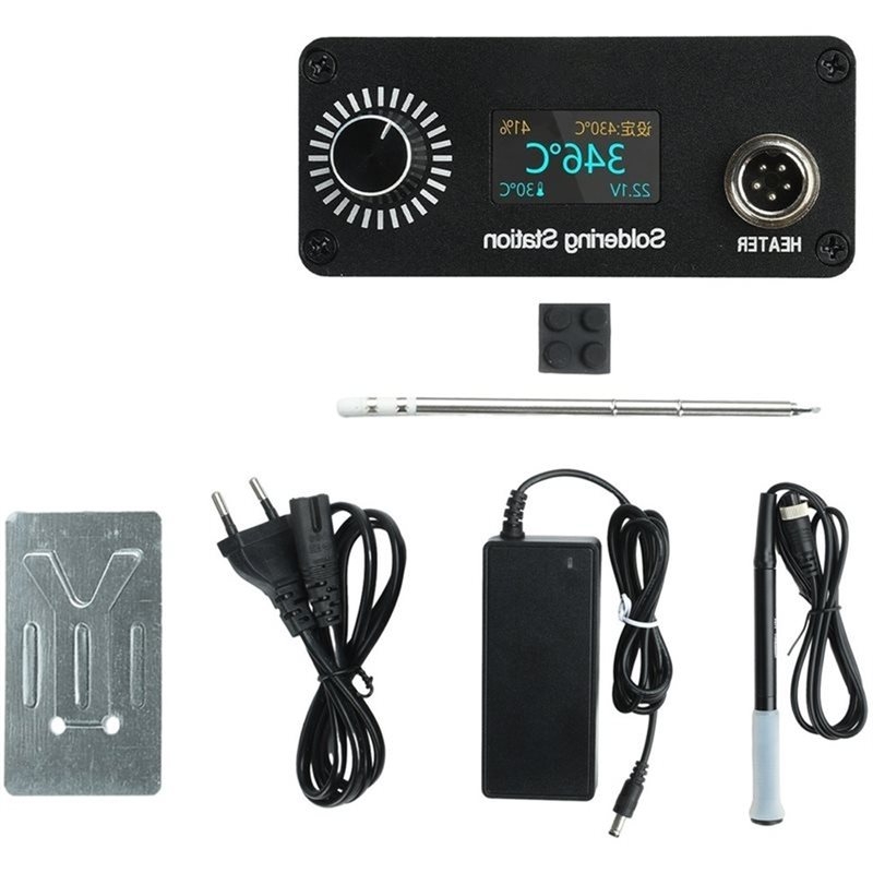 T12 Soldering Station Oled - AB11-T12 Ev Tamirleri İçin Lehimleme İstasyonu