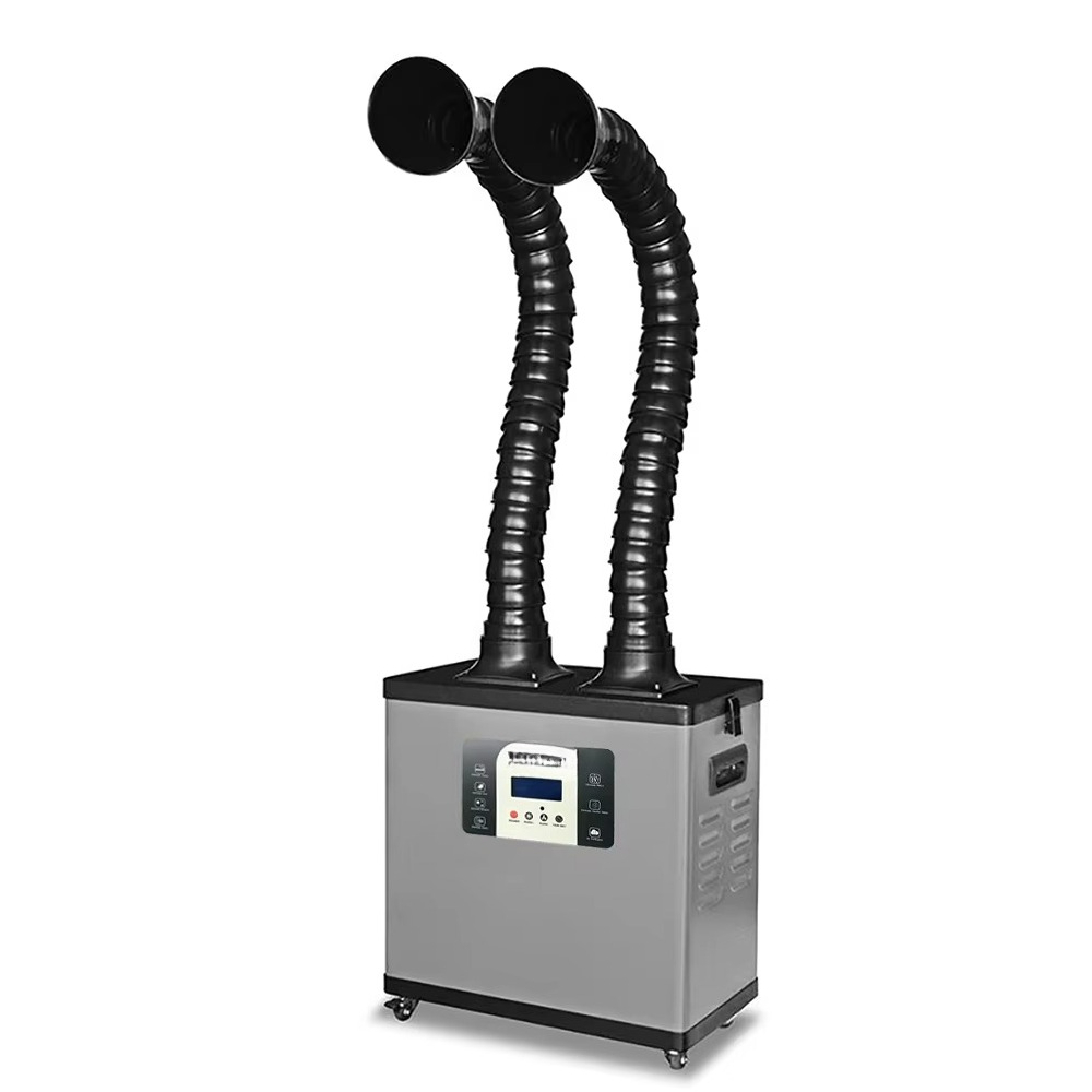 Fume Extractor Soldering Dual Arm - C200Y Taşınabilir Yüksek Güçlü Çift Kollu