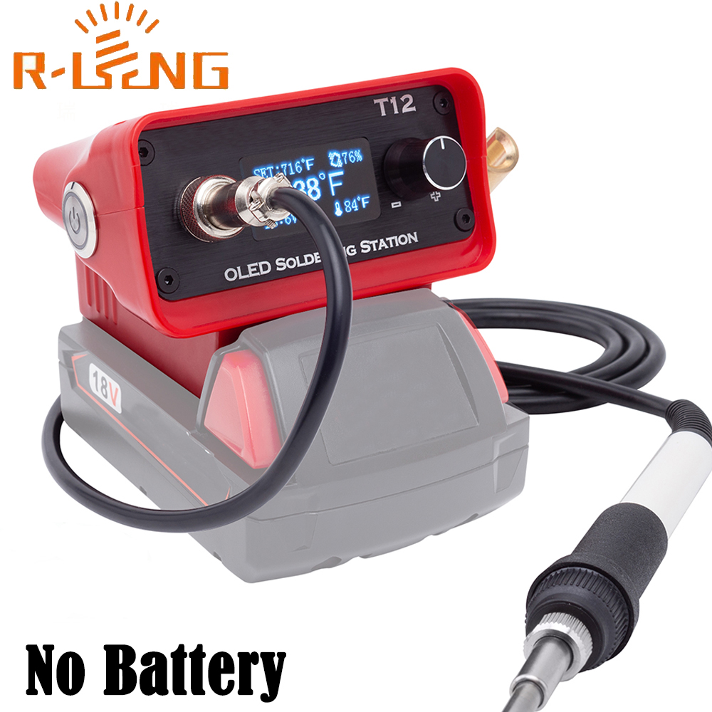 T12 Soldering Station Oled - OLED T12 Havya İstasyonu Ayarlanabilir Kaynak