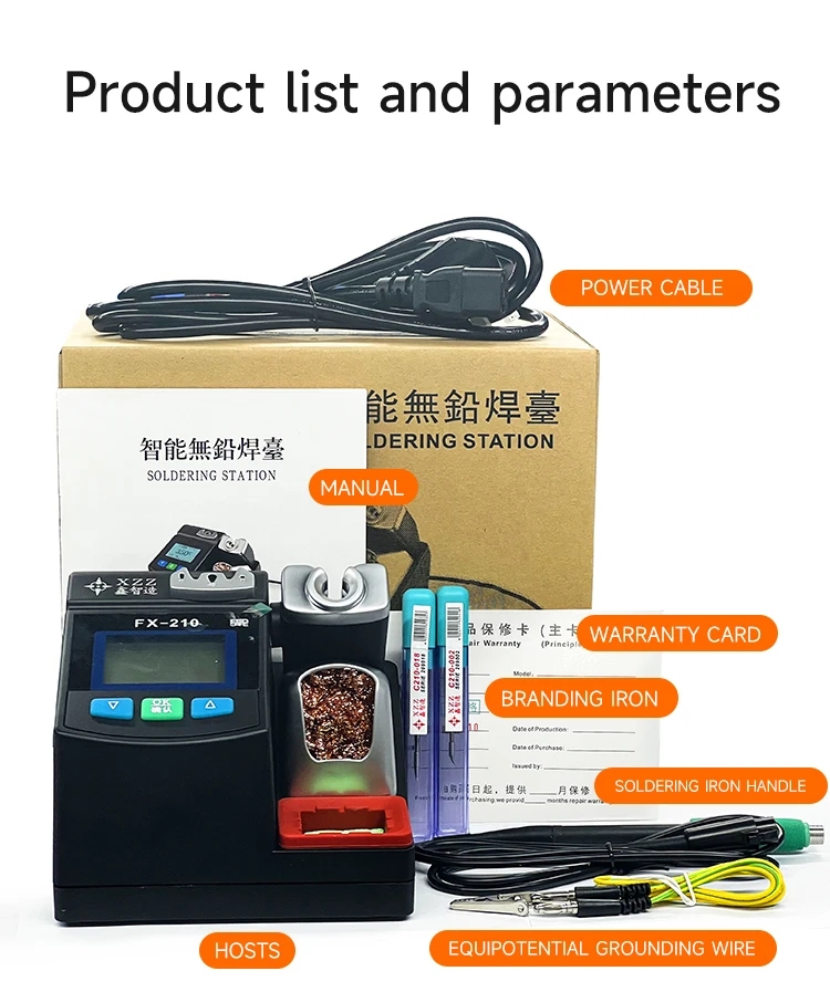 C210 Precision Soldering Station - XZZ FX-210 Süper Hassas Lehimleme İstasyonu