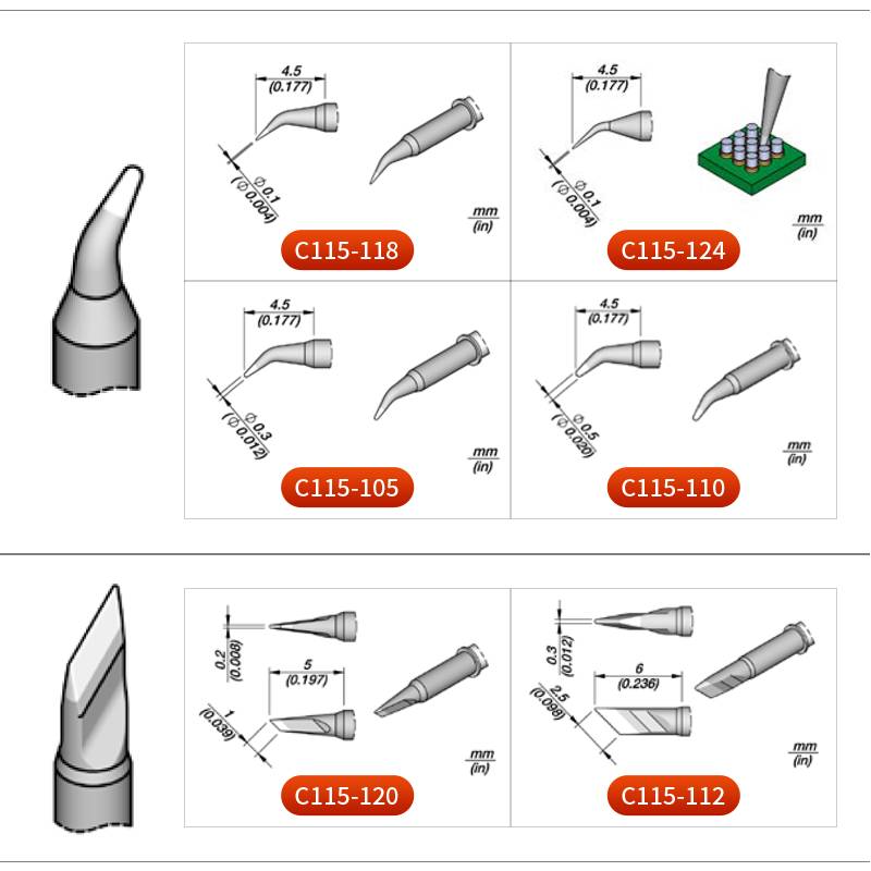 Orijinal JBC C115 Kartuşları h - C115 Nano Soldering Iron Station incelemesi ve fiyatı