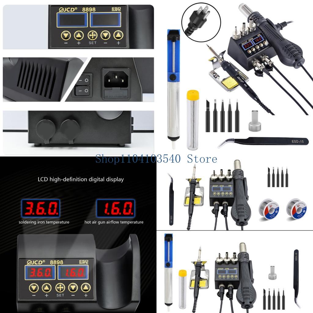 02DC 750W Lehimleme İstasyonu  - 2 In 1 Soldering Rework Station 750W incelemesi ve fiyatı