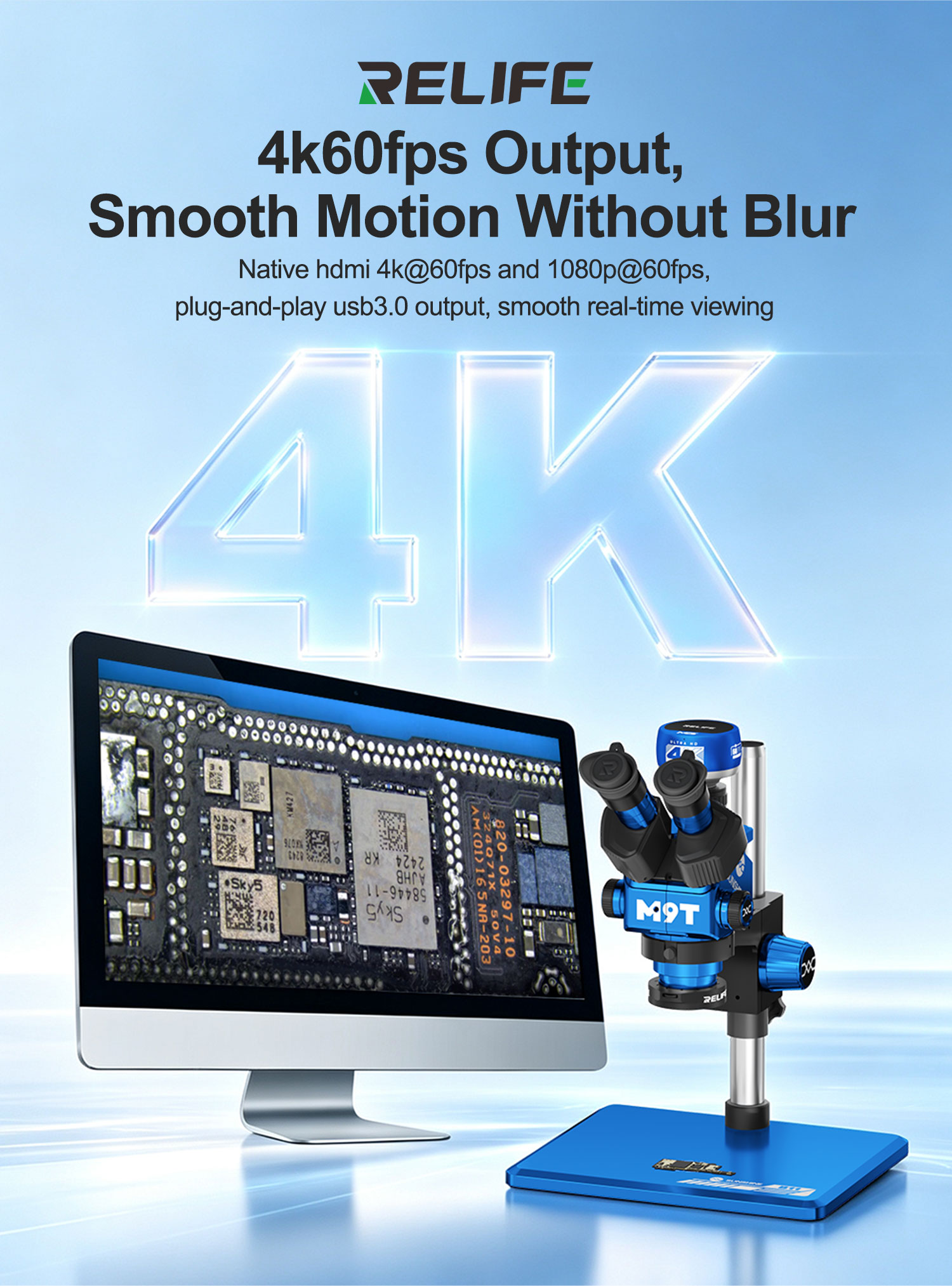 RELIFE MC5 4K 60FPS Mikroskop  - 4K Microscope Camera Sony Sensor incelemesi ve fiyatı