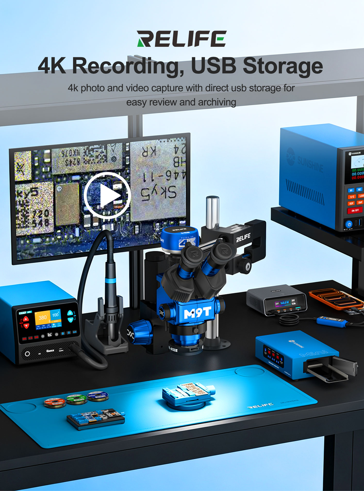 RELIFE MC5 4K 60FPS Mikroskop  - 4K Microscope Camera Sony Sensor incelemesi ve fiyatı