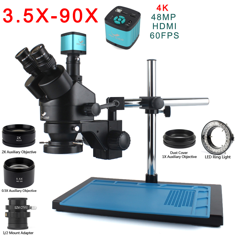 7X-45X 3.5X-90X Trinoküler Ste - Trinocular Stereo Microscope 7X-45X incelemesi ve fiyatı