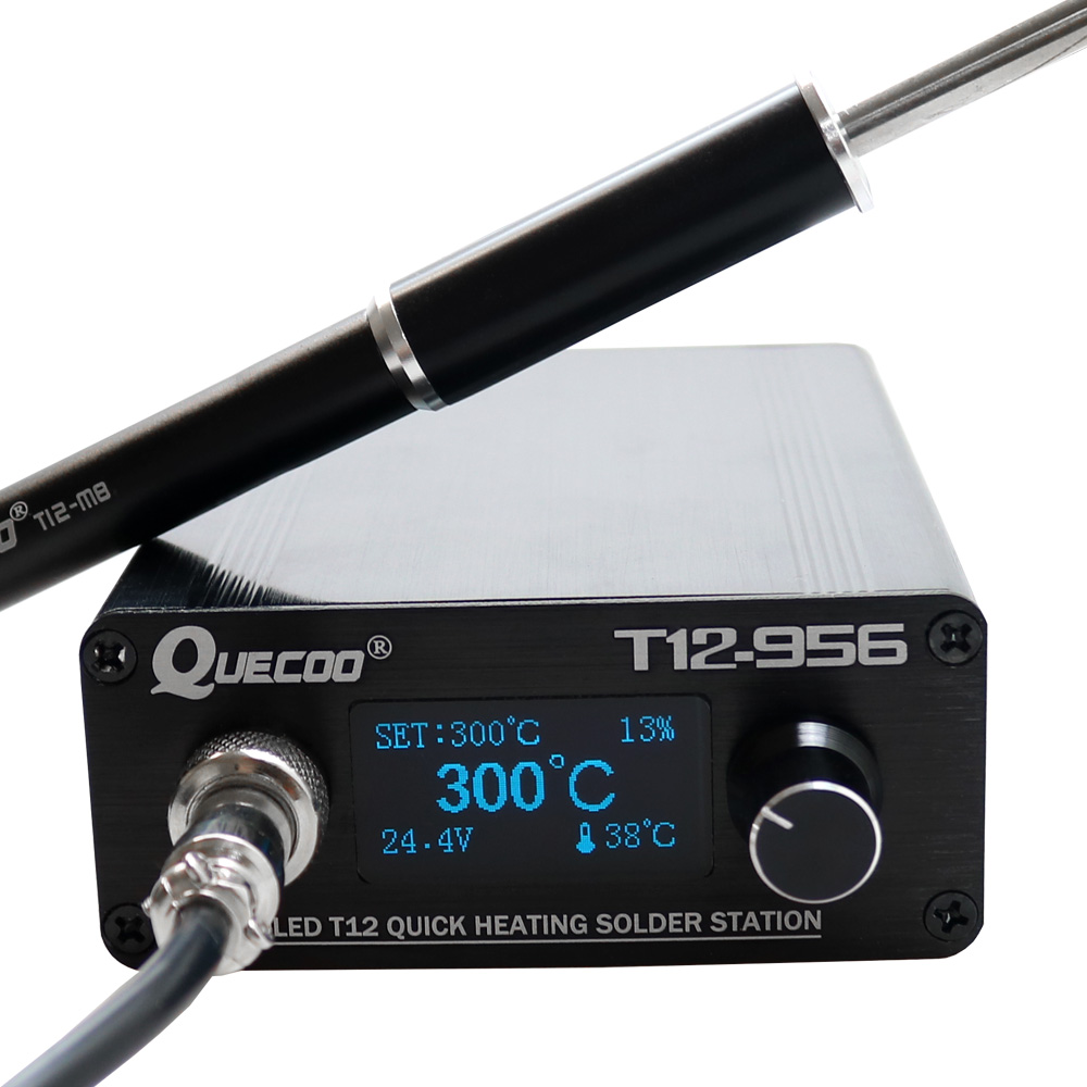 QUECOO T12-956 Lehimleme Dijit - T12 Soldering Station Oled incelemesi ve fiyatı