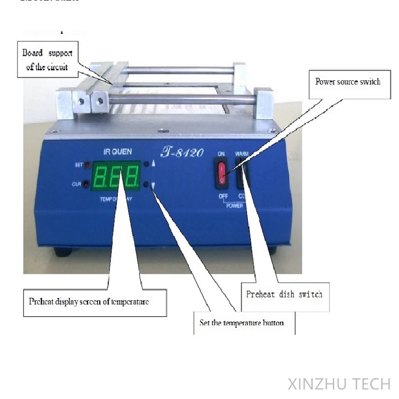 PUHUI T-8120 Ön Isıtıcı IR Ön  - Infrared Bga Rework Station incelemesi ve fiyatı